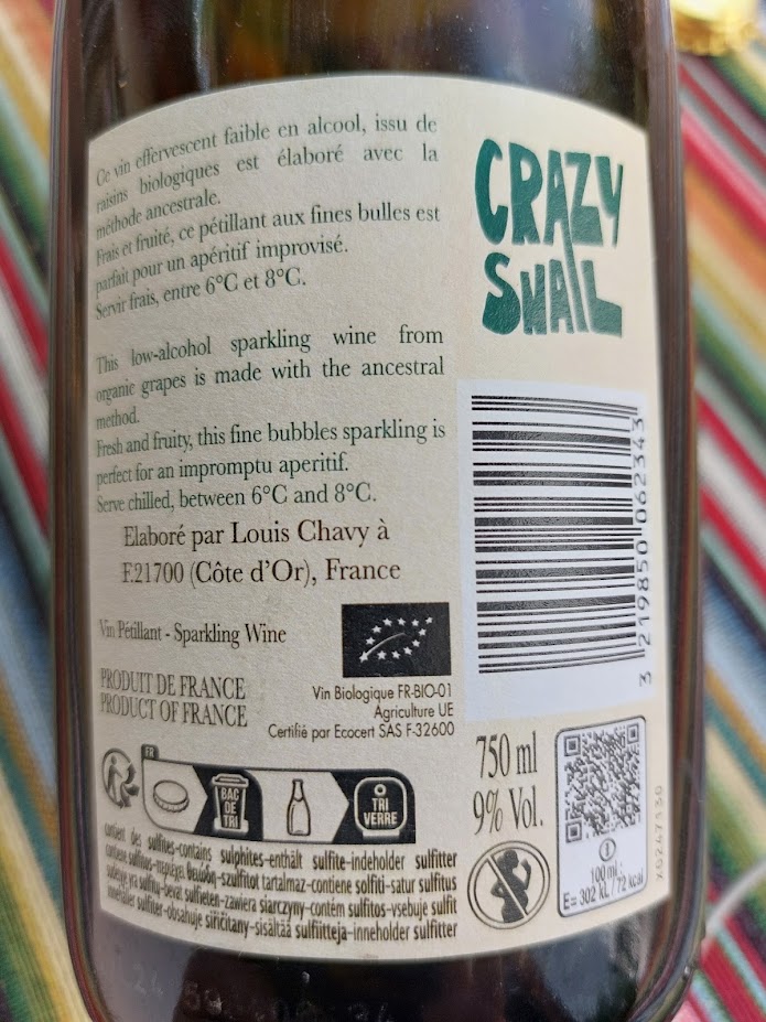 Crazy Snail demi sec  - Perlwein aus Frankreich