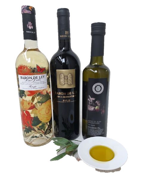 Rioja Duo - Wein und Olivenöl Geschenkset